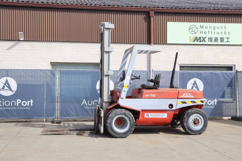 Linde H70D Dieselstapler 7000 kg 3 m 1982