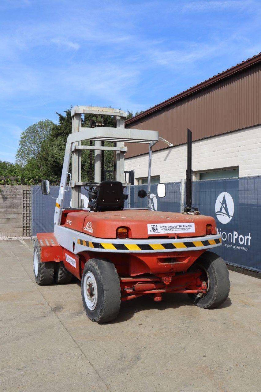 Linde H70D Dieselstapler 7000 kg 3 m 1982