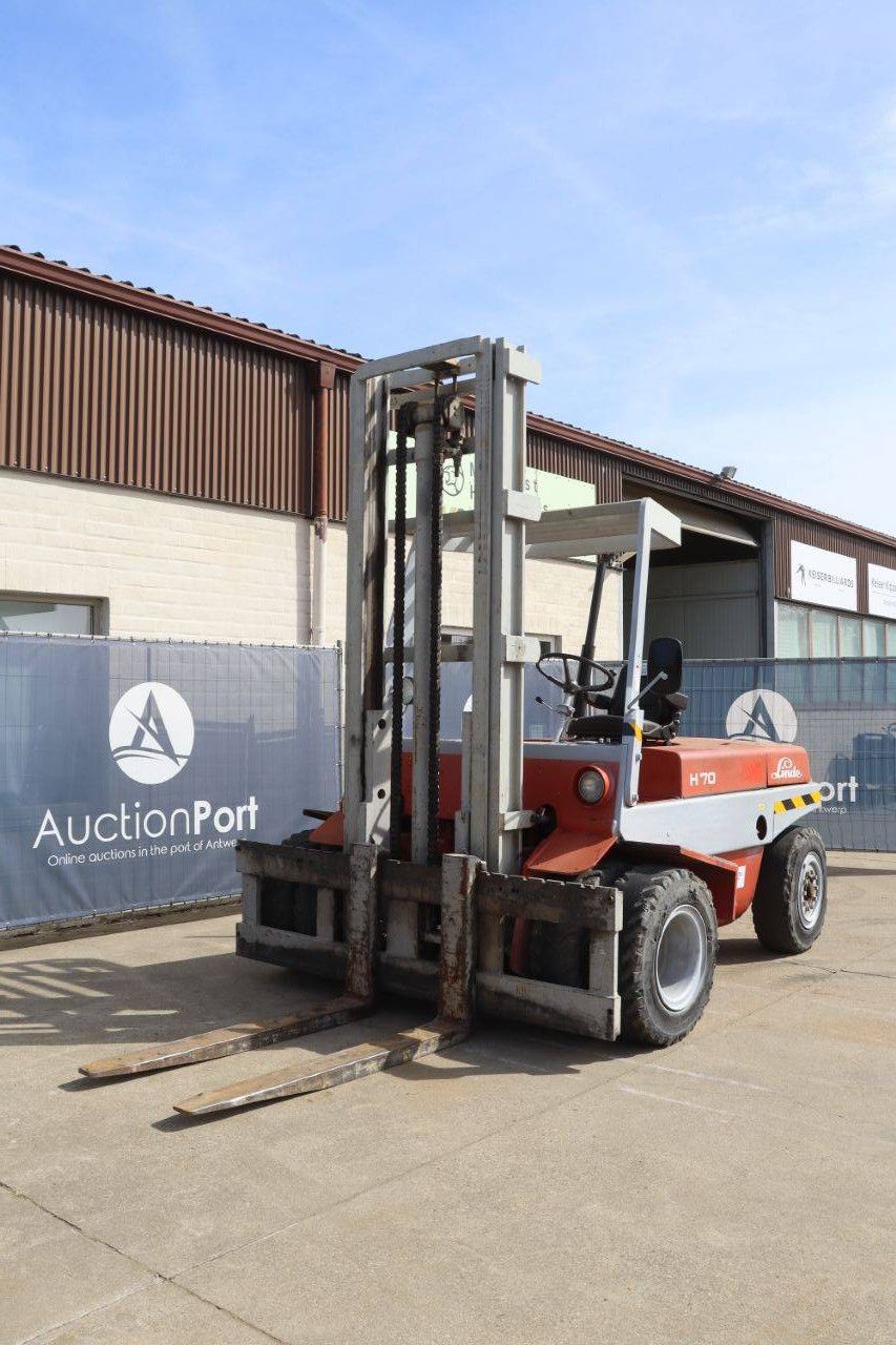 Linde H70D Dieselstapler 7000 kg 3 m 1982
