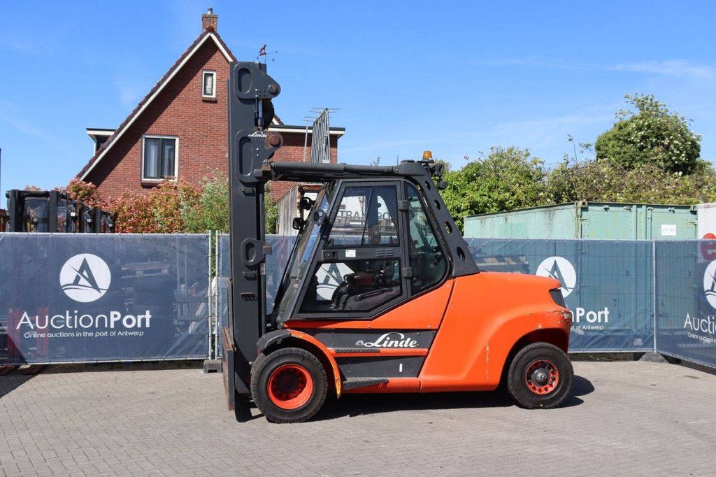 Linde Gabelstapler H80D-01/1100 Diesel 8000kg 2012