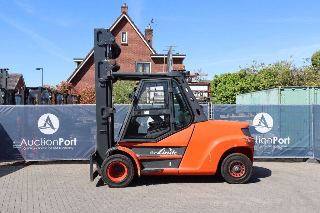 Linde Gabelstapler H80D-01/1100 Diesel 8000kg 2012