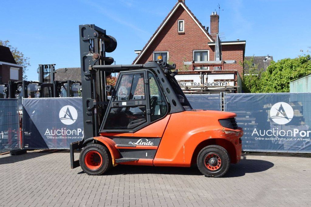 Linde Gabelstapler H80D-01/1100 Diesel 8000kg 2012
