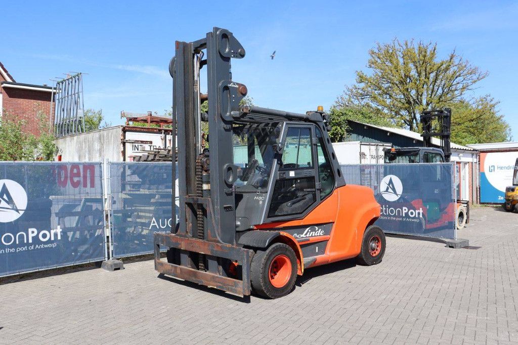 Linde Gabelstapler H80D-01/1100 Diesel 8000kg 2012