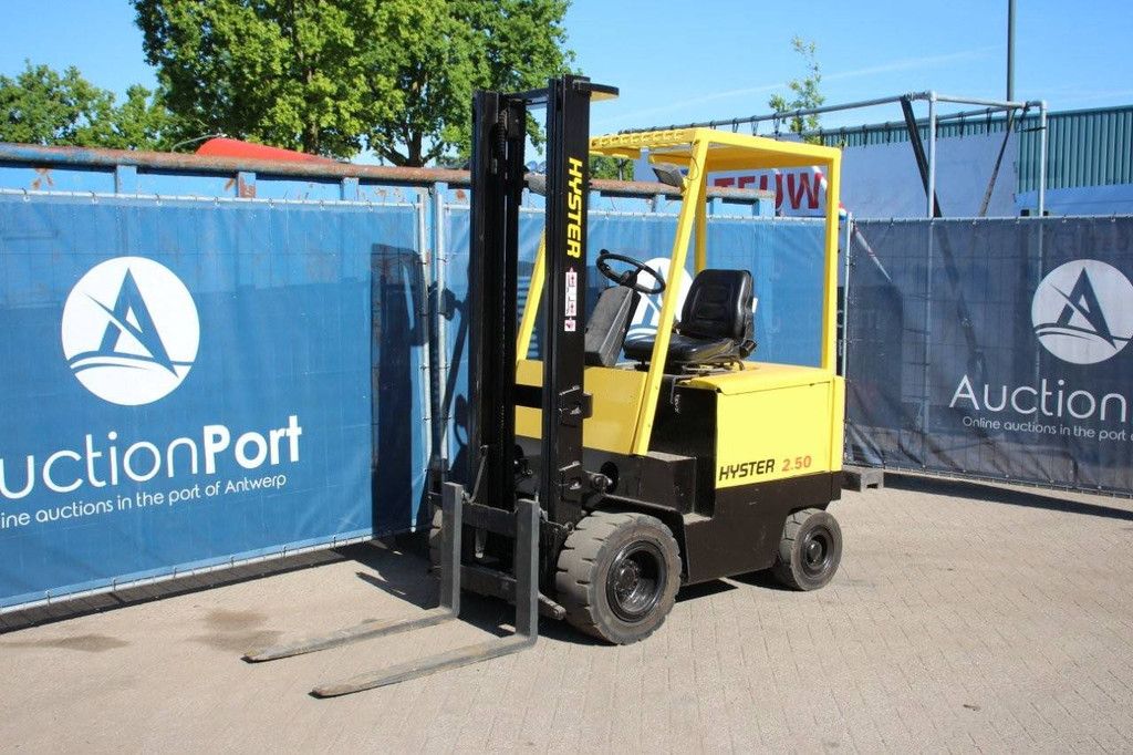 Heftruck Hyster J2.50XL Elektrisch 2500kg 3.8m 1992