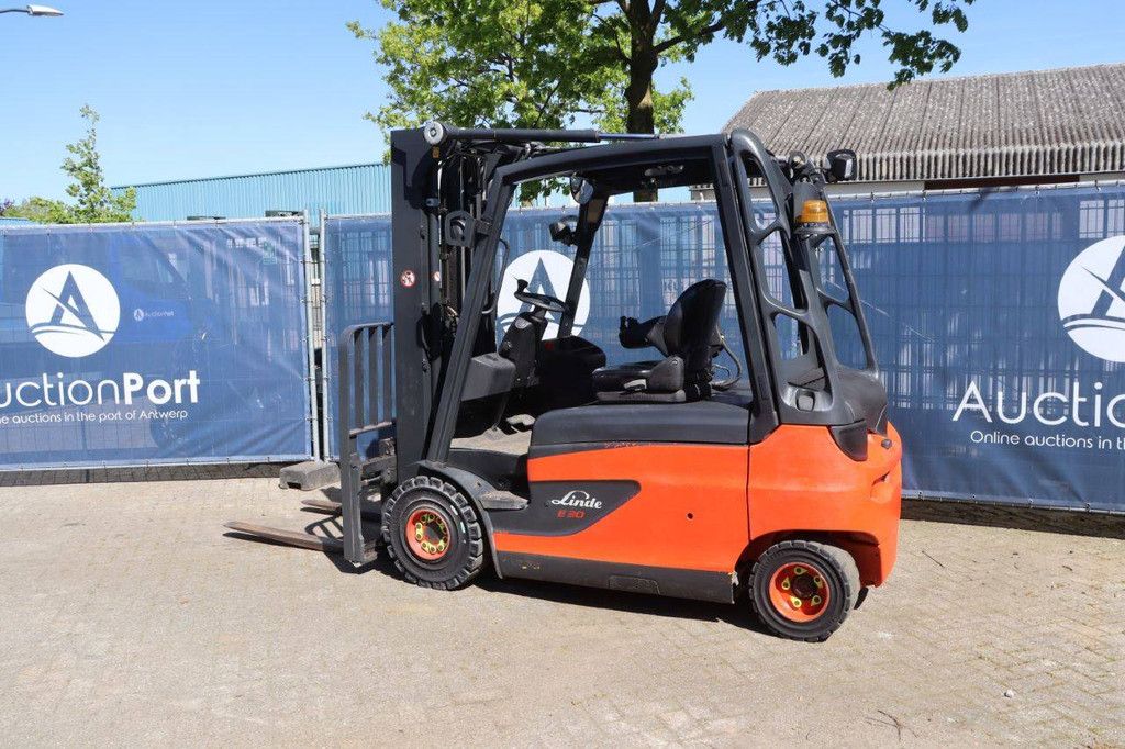Forklift Linde E30L-01 Electric 3000kg 7m 2012