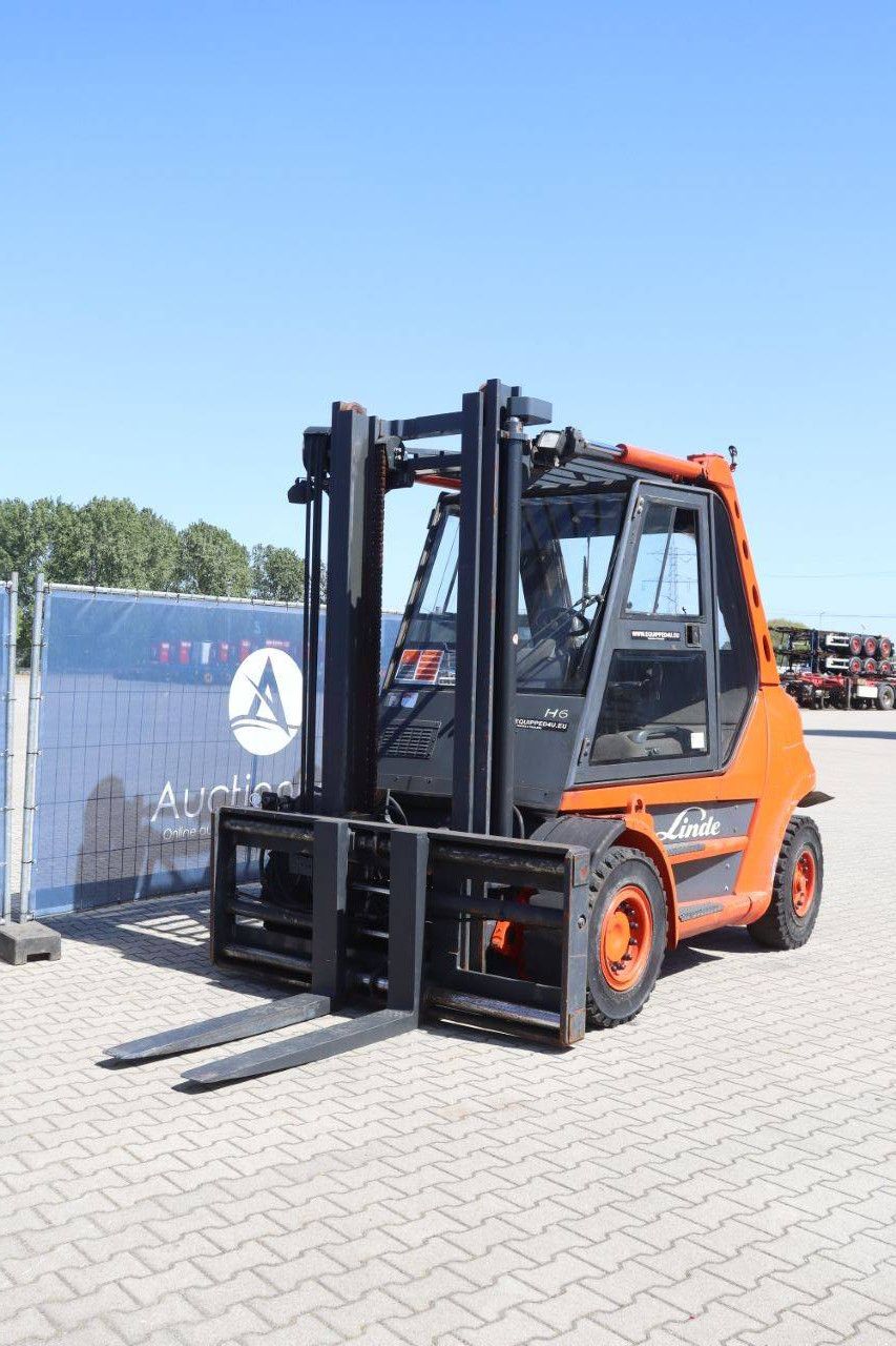 Linde H60D-02 Diesel-Gabelstapler 6000 kg 3,3 m 2003
