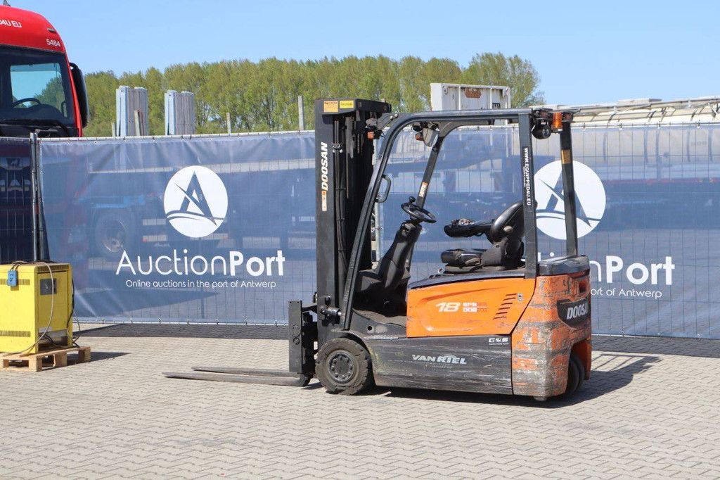 Doosan B18-T7 Electric Forklift 1750kg 4.75m 2015