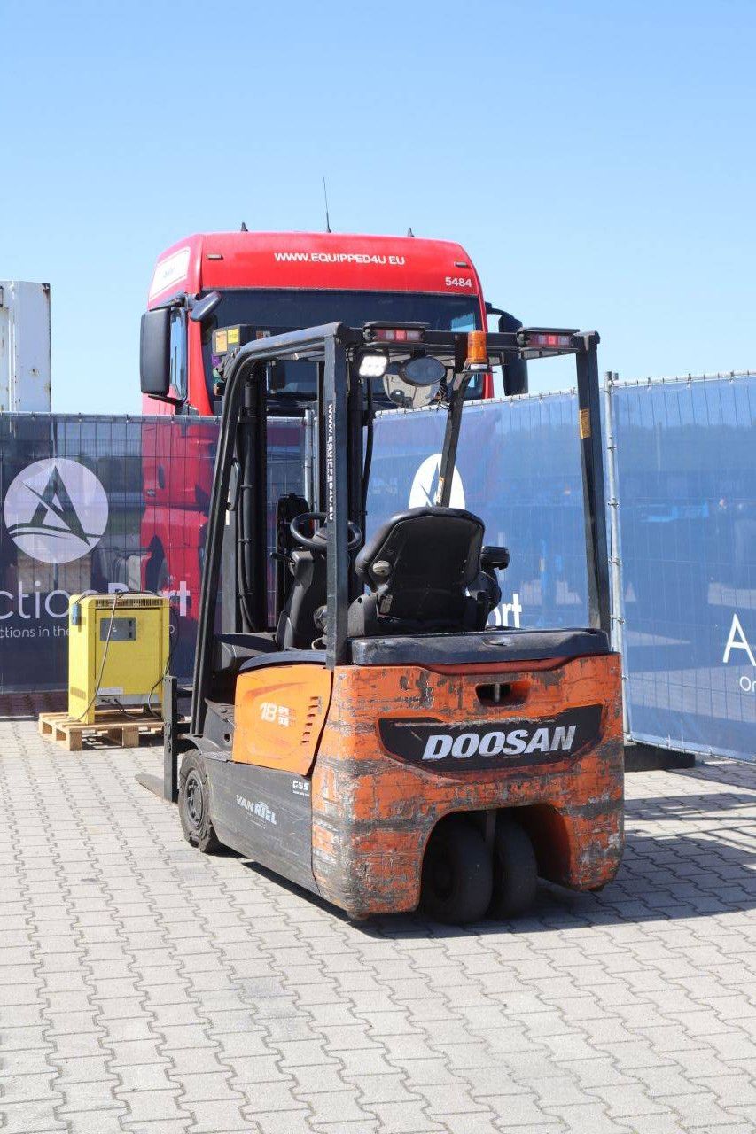 Doosan B18-T7 Electric Forklift 1750kg 4.75m 2015