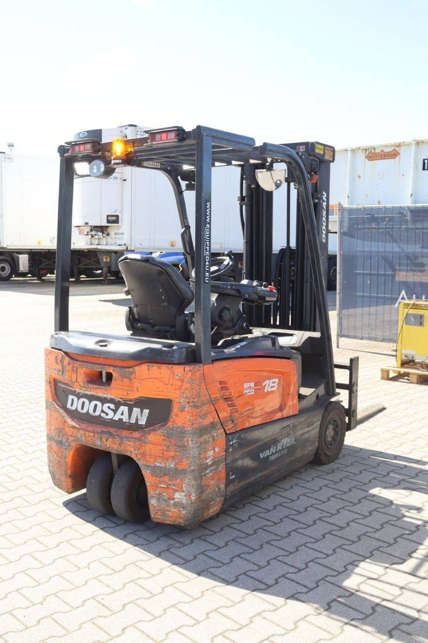 Doosan B18-T7 Electric Forklift 1750kg 4.75m 2015