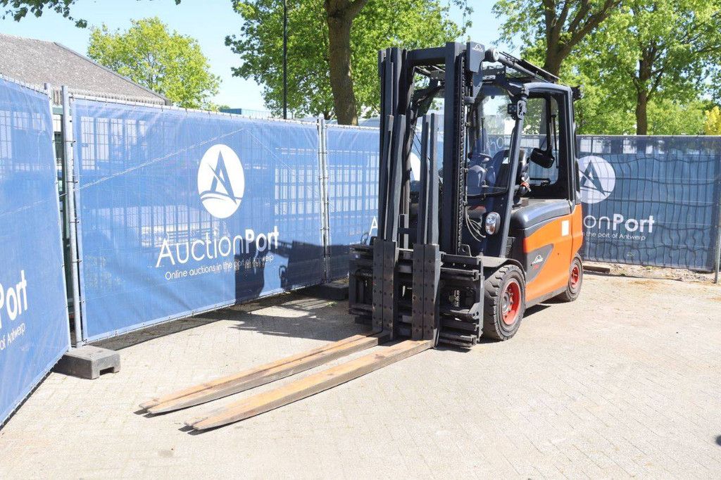 Linde E50HL-01/600 Electric Forklift 5000kg 3.26m 2015