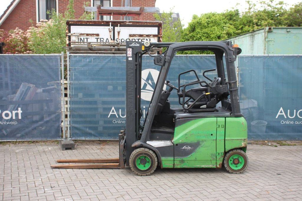 Linde E20PH-02 Electric Forklift 2000kg 7.0m 2014