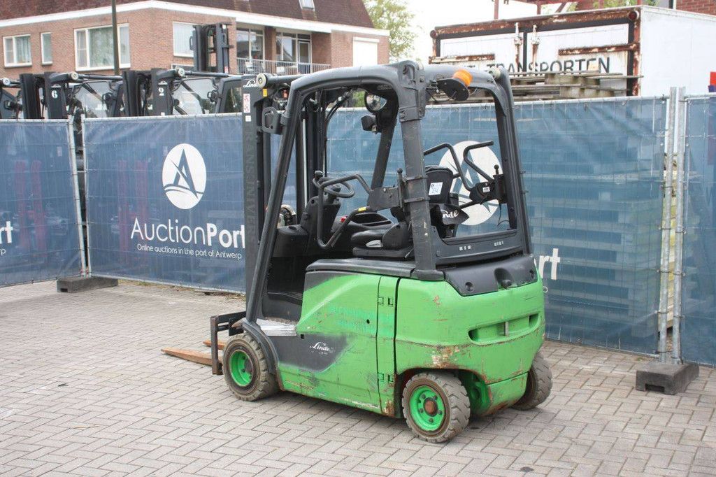Linde E20PH-02 Electric Forklift 2000kg 7.0m 2014