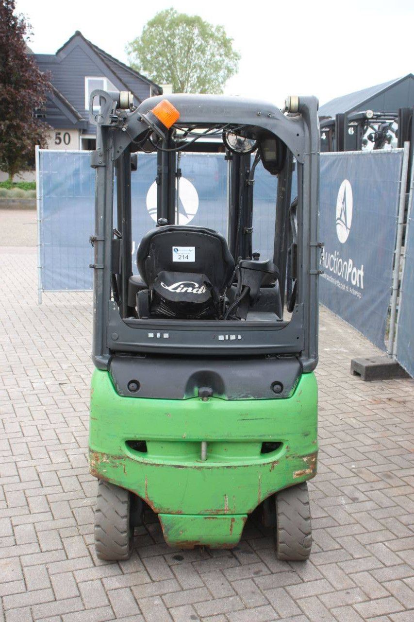 Linde E20PH-02 Electric Forklift 2000kg 7.0m 2014