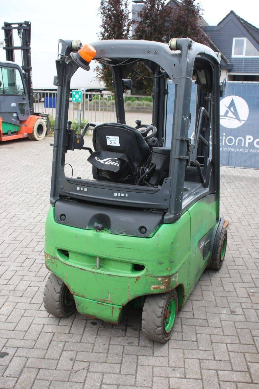 Linde E20PH-02 Electric Forklift 2000kg 7.0m 2014