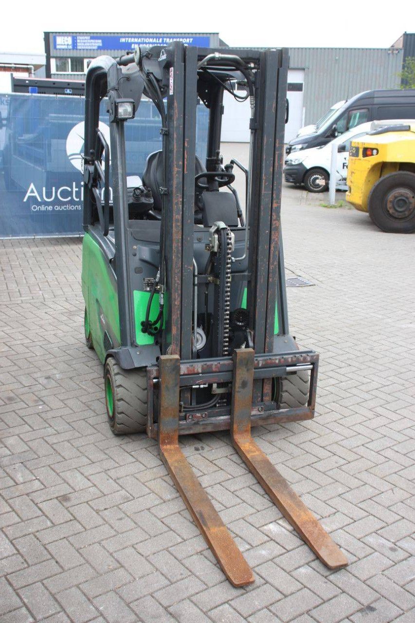 Linde E20PH-02 Electric Forklift 2000kg 7.0m 2014