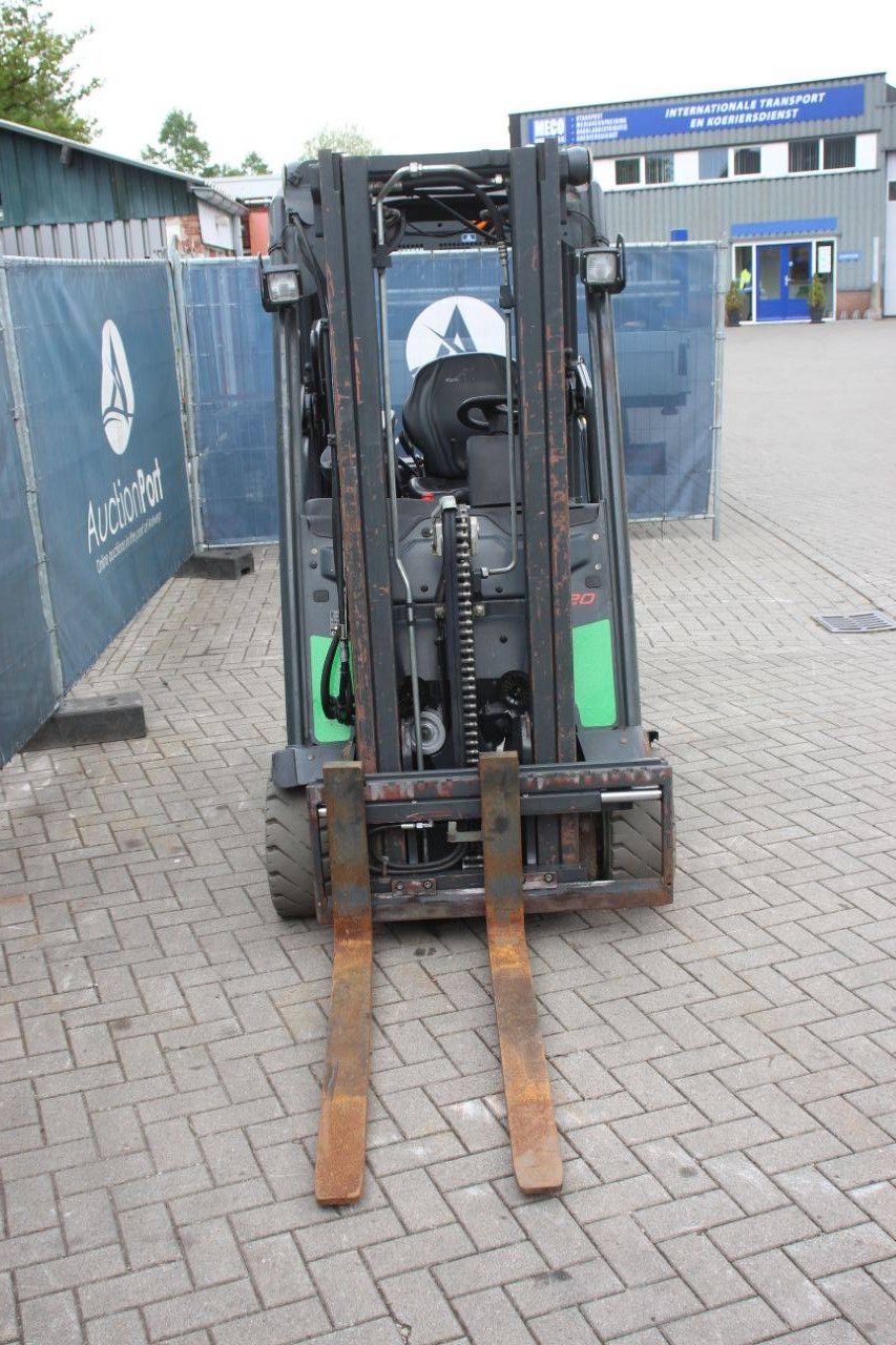 Linde E20PH-02 Electric Forklift 2000kg 7.0m 2014