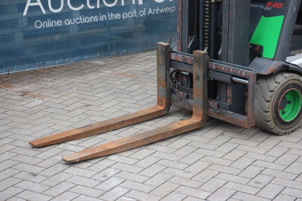 Linde E20PH-02 Electric Forklift 2000kg 7.0m 2014