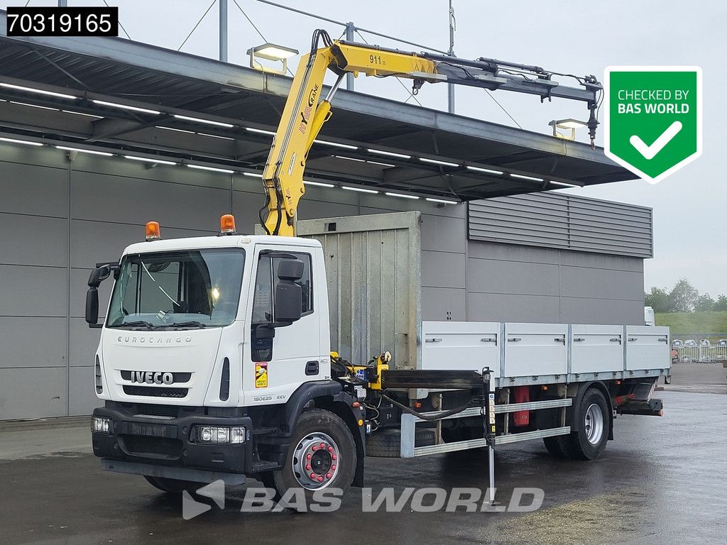 Iveco Eurocargo 180E250 4X2 Hyva V911 3S Crane Kran Manual Euro 5