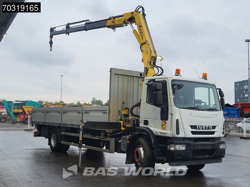 Iveco Eurocargo 180E250 4X2 Hyva V911 3S Crane Kran Manual Euro 5