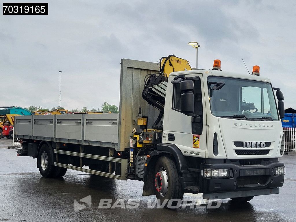 Iveco Eurocargo 180E250 4X2 Hyva V911 3S Crane Kran Manual Euro 5