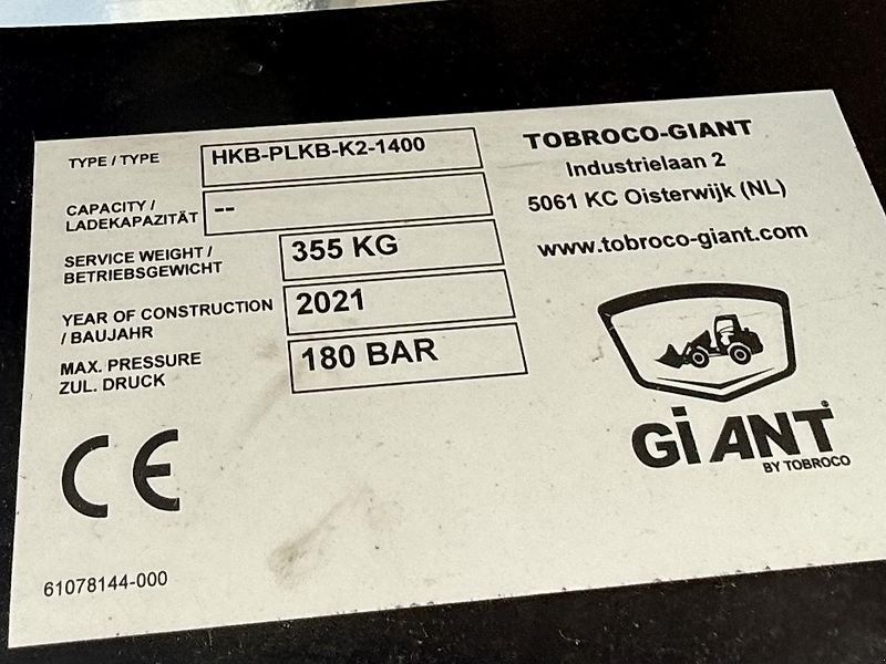 Giant Pelikan-Hochkippschaufel 1,40 m