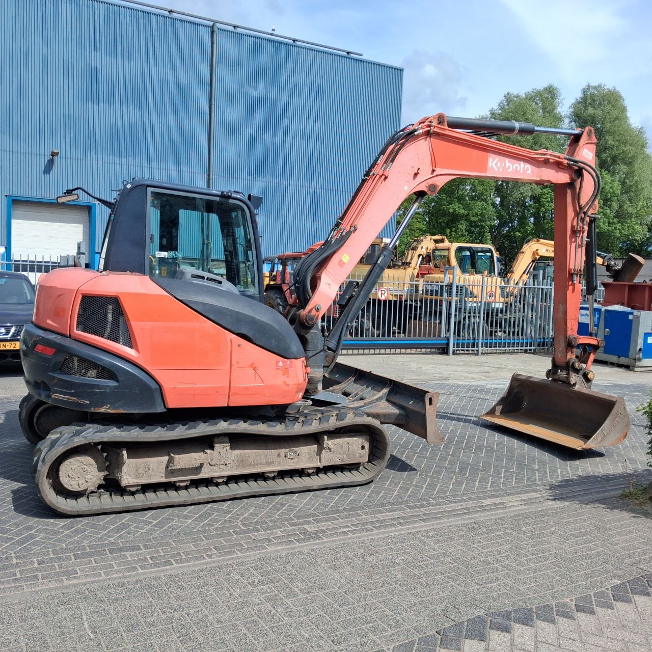 Kubota KX080-4 Midigraver.
