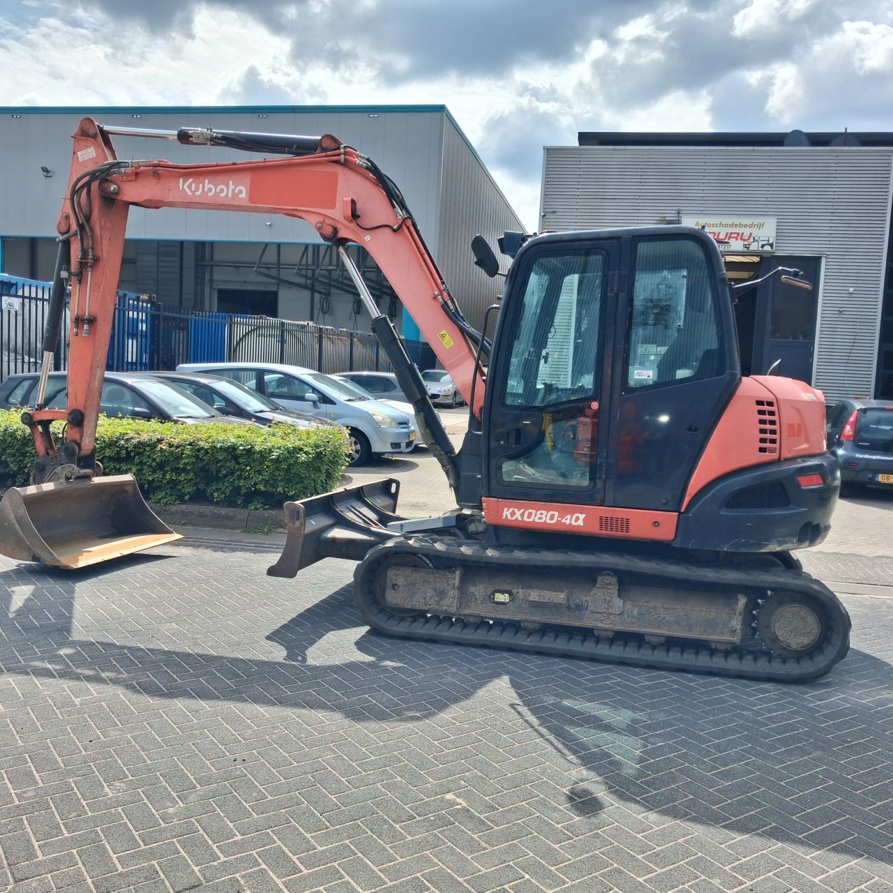 Kubota KX080-4 Midigraver.