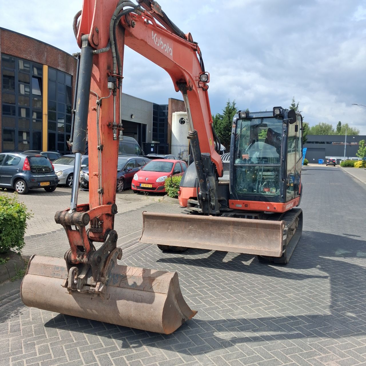 Kubota KX080-4 Midigraver.