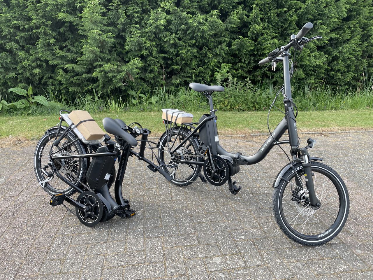 DEVRON elektrische vouwfiets dames heren DEMO model op=op!