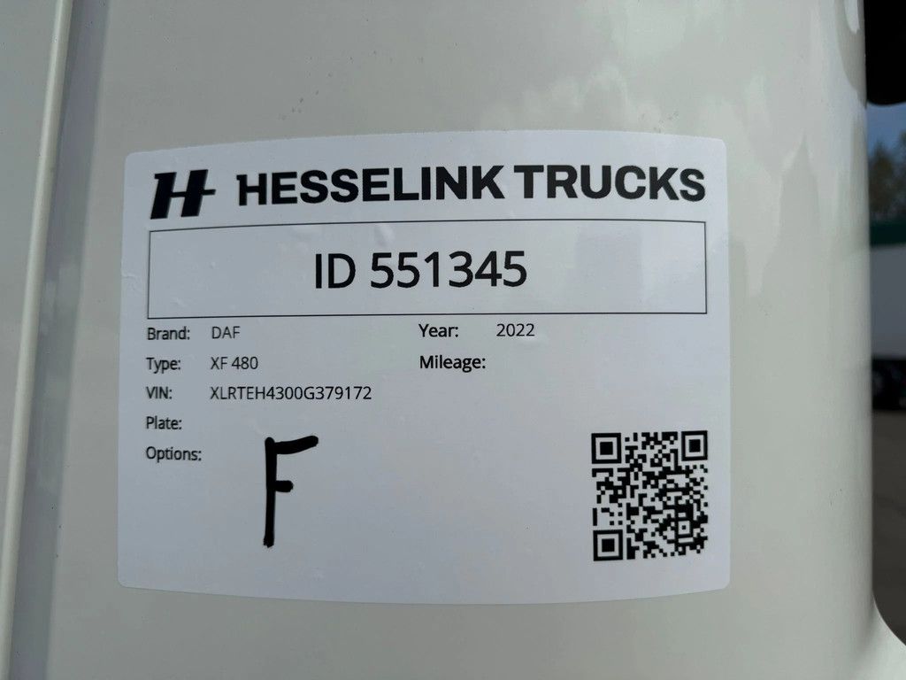 DAF XF 480 DAF XF 480 4x2 Super Space SSC 2x tank 1.435L 432.660KM