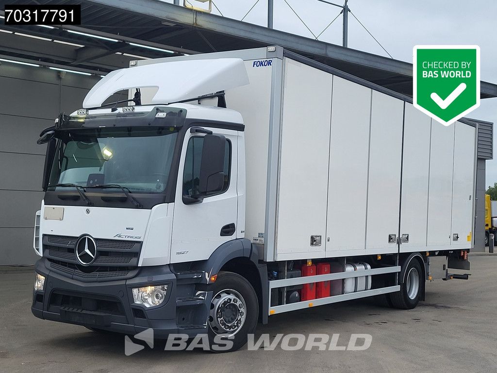 Mercedes Actros 1827 4X2 18tonner 2000kg Ladebordwand box heating Xenon Automatic Euro 6
