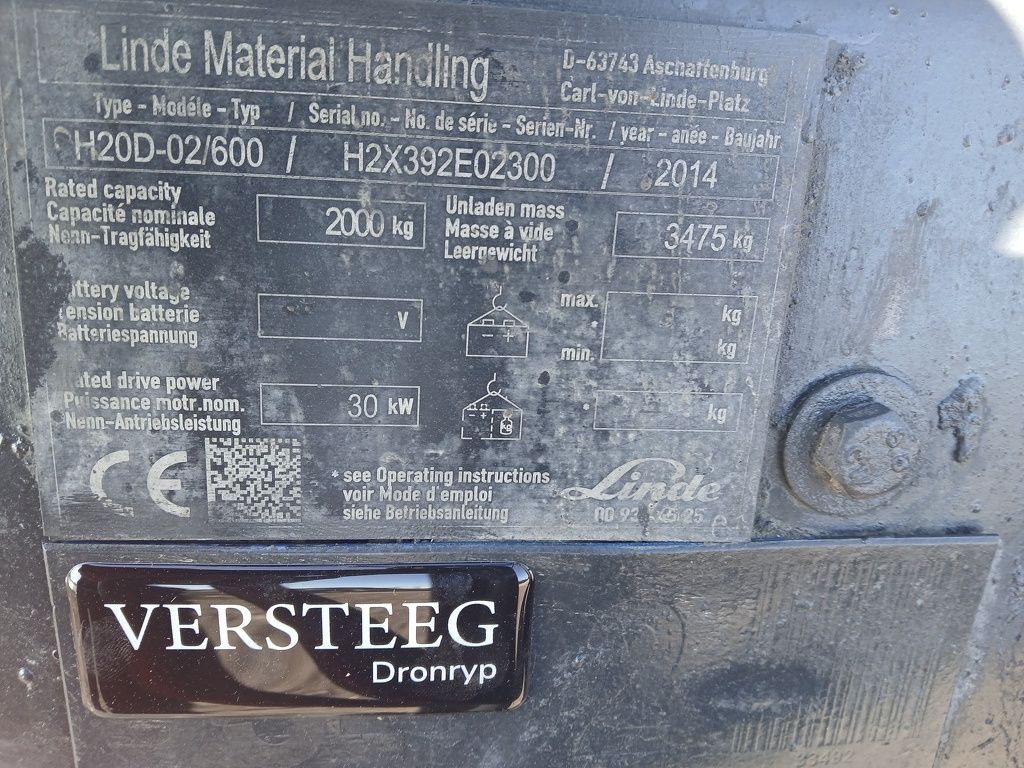 Linde H20D-02/600 evo.