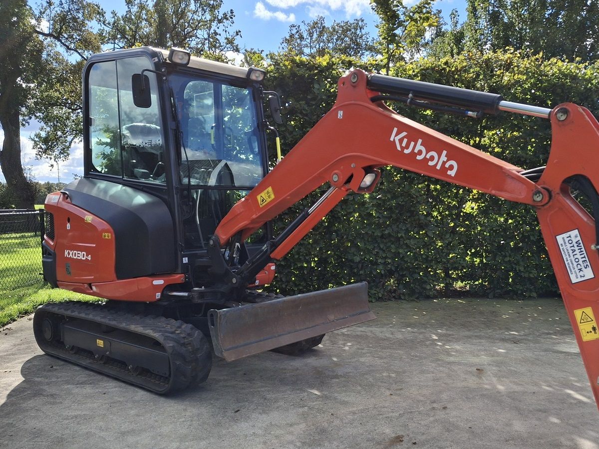 Kubota KX030-4 HI, minigraver, minikraan, BJ2023, Demo!