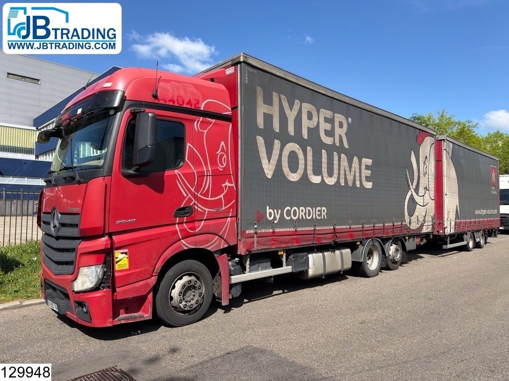 Mercedes Actros 2548 6x2, EURO 6, Lift roof, Combi