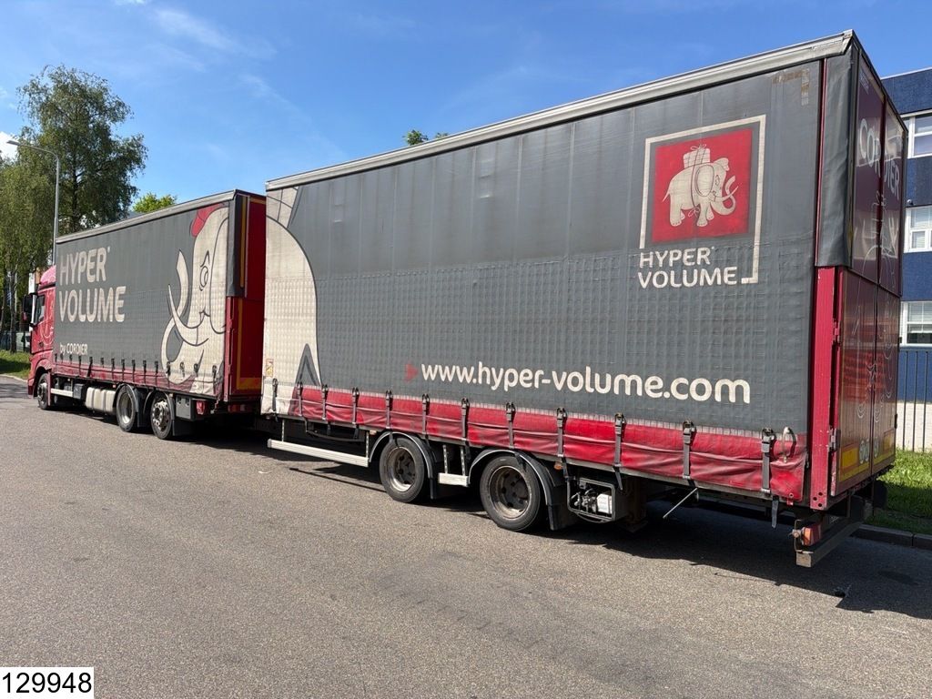 Mercedes Actros 2548 6x2, EURO 6, Lift roof, Combi