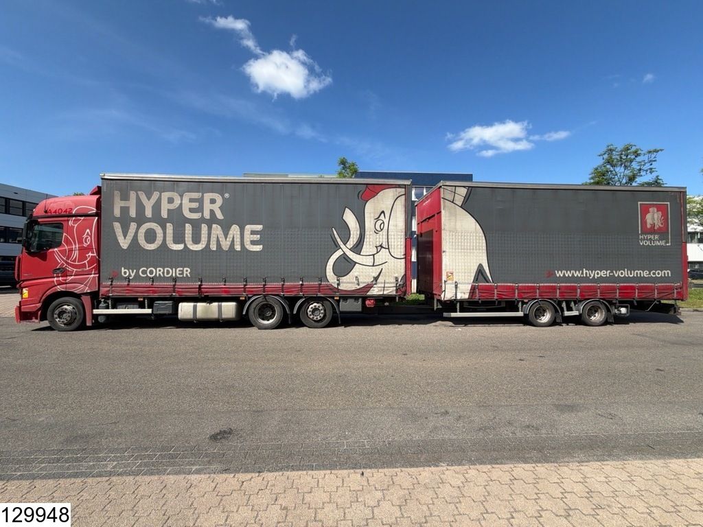 Mercedes Actros 2548 6x2, EURO 6, Lift roof, Combi