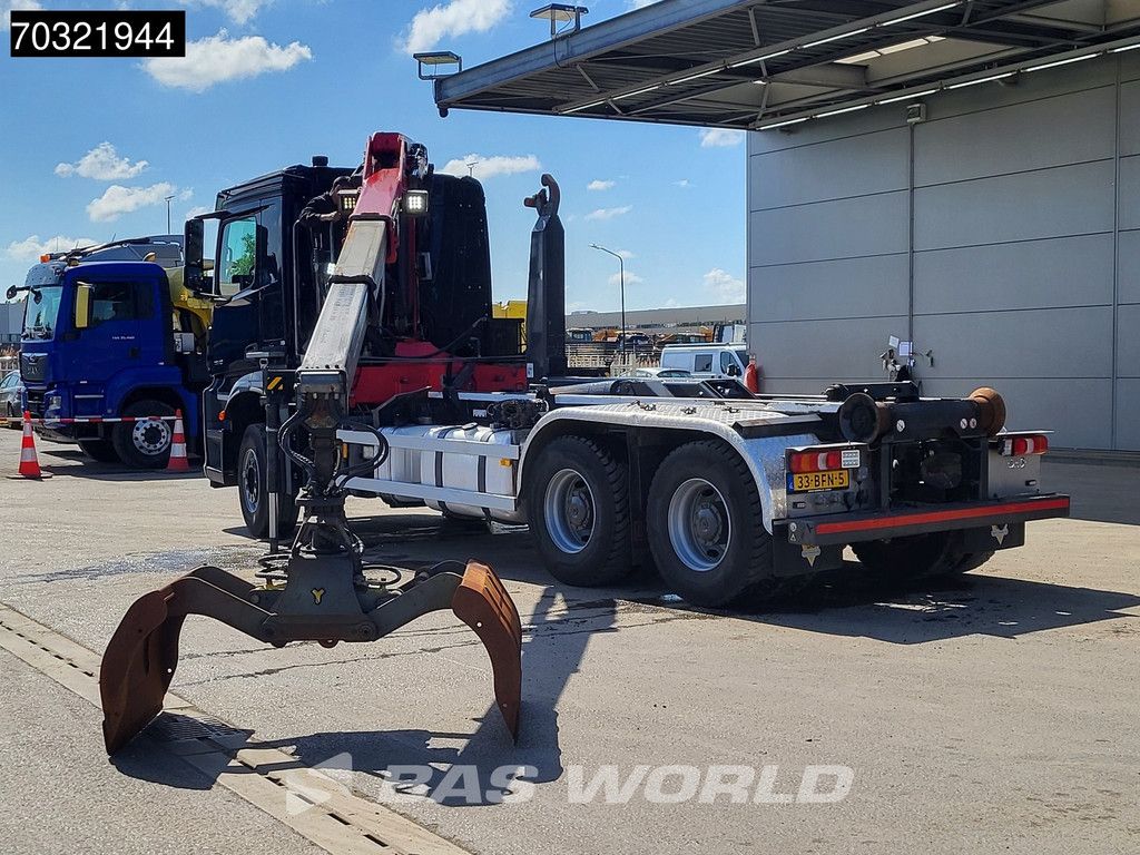 Mercedes Arocs Arocs 2840 6X4 HMF 1444-Z2 Crane VDL S-21-5500 containersystem Big-Axle Euro 6