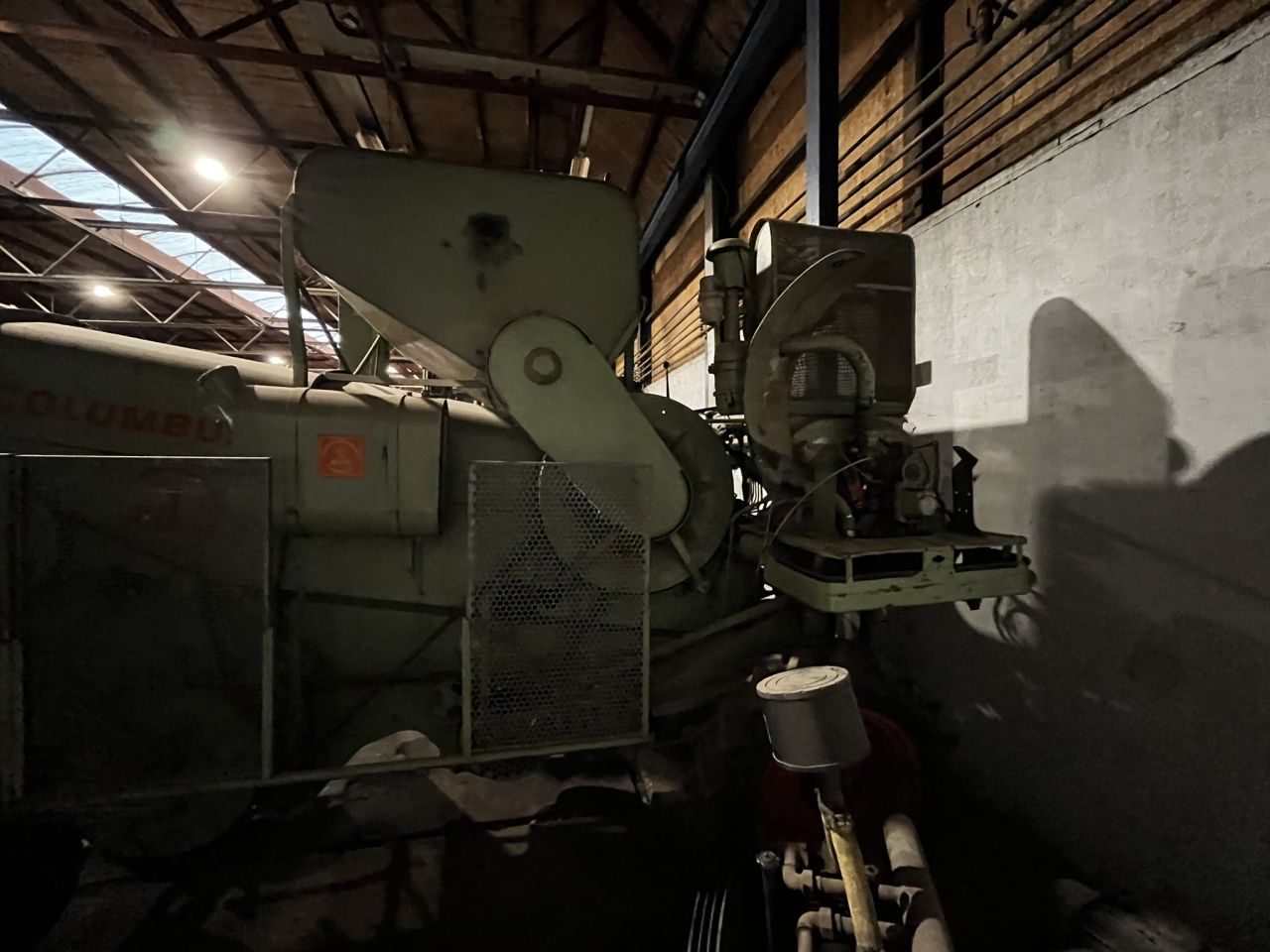 Claas Columbus maaidorser met stropers