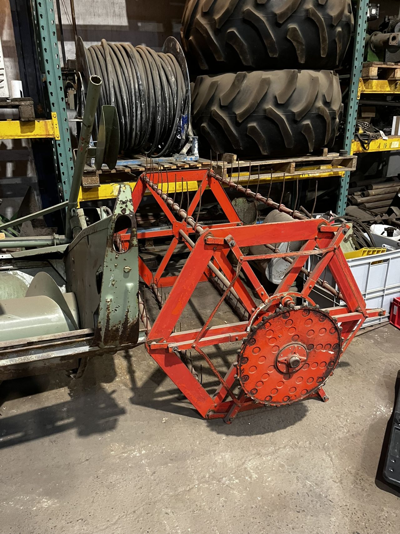 Claas Columbus maaidorser met stropers