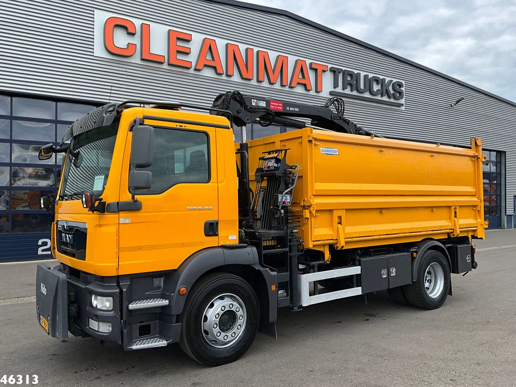 Man TGM 18.250 Hiab 10 Tonmeter laadkraan Just 212.694 km!