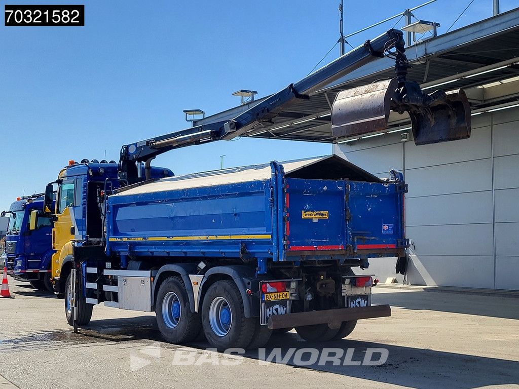 MAN TGS 26.440 6X6 NL-Truck 6x6 HMF1643 Z2 Crane Kran 12m3 2-way tipper Euro 5