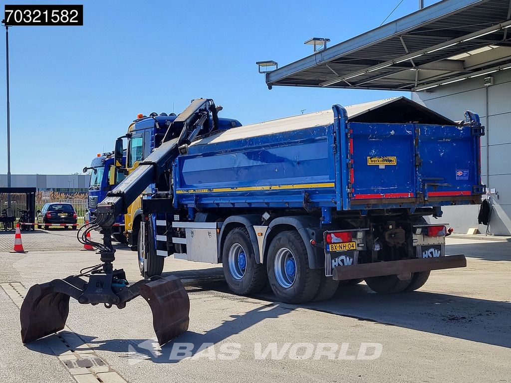 MAN TGS 26.440 6X6 NL-Truck 6x6 HMF1643 Z2 Crane Kran 12m3 2-way tipper Euro 5