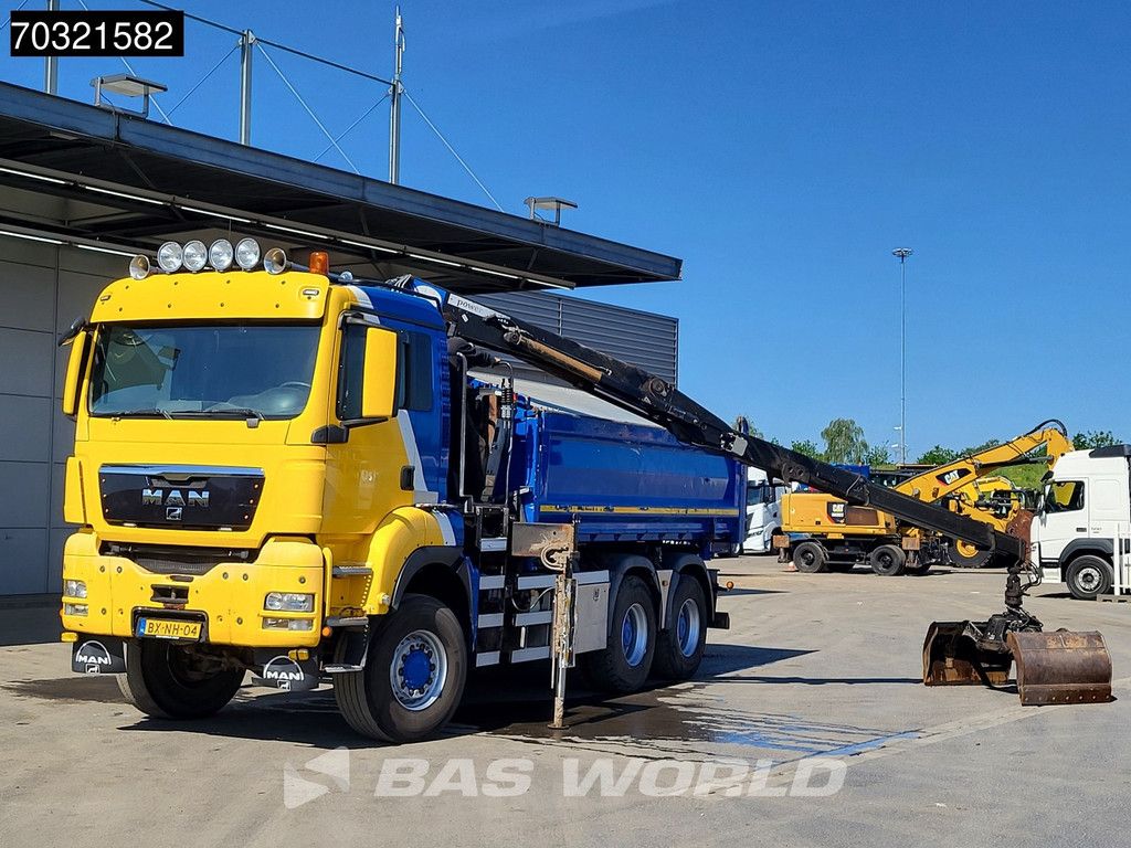 MAN TGS 26.440 6X6 NL-Truck 6x6 HMF1643 Z2 Crane Kran 12m3 2-way tipper Euro 5