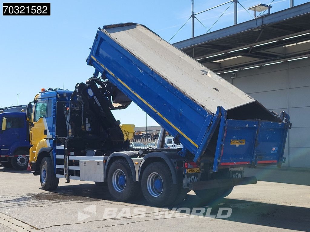 MAN TGS 26.440 6X6 NL-Truck 6x6 HMF1643 Z2 Crane Kran 12m3 2-way tipper Euro 5
