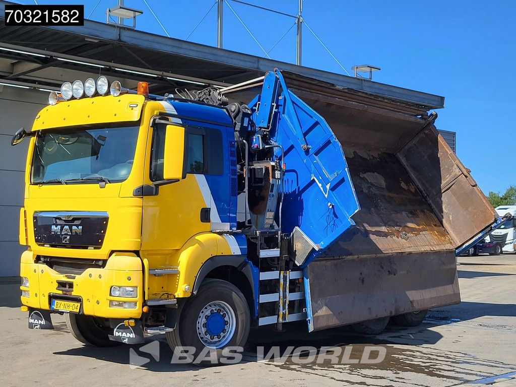 MAN TGS 26.440 6X6 NL-Truck 6x6 HMF1643 Z2 Crane Kran 12m3 2-way tipper Euro 5