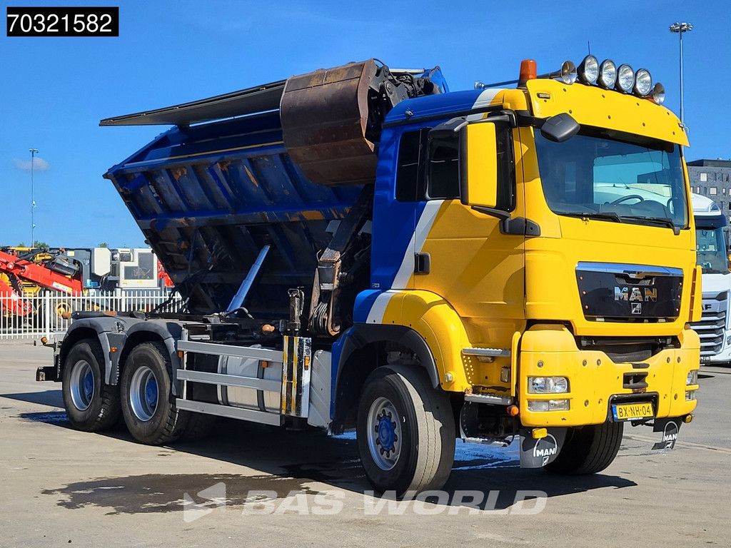 MAN TGS 26.440 6X6 NL-Truck 6x6 HMF1643 Z2 Crane Kran 12m3 2-way tipper Euro 5