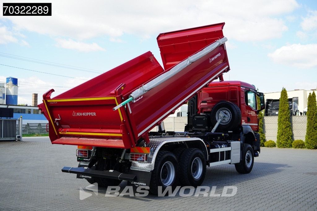 MAN TGS 33.480 6X6 NEW! 6x6 13m3 2-way tipper Steel suspension Big-Axle Euro 6