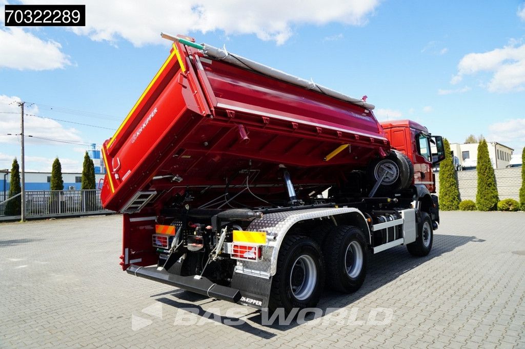 MAN TGS 33.480 6X6 NEW! 6x6 13m3 2-way tipper Steel suspension Big-Axle Euro 6
