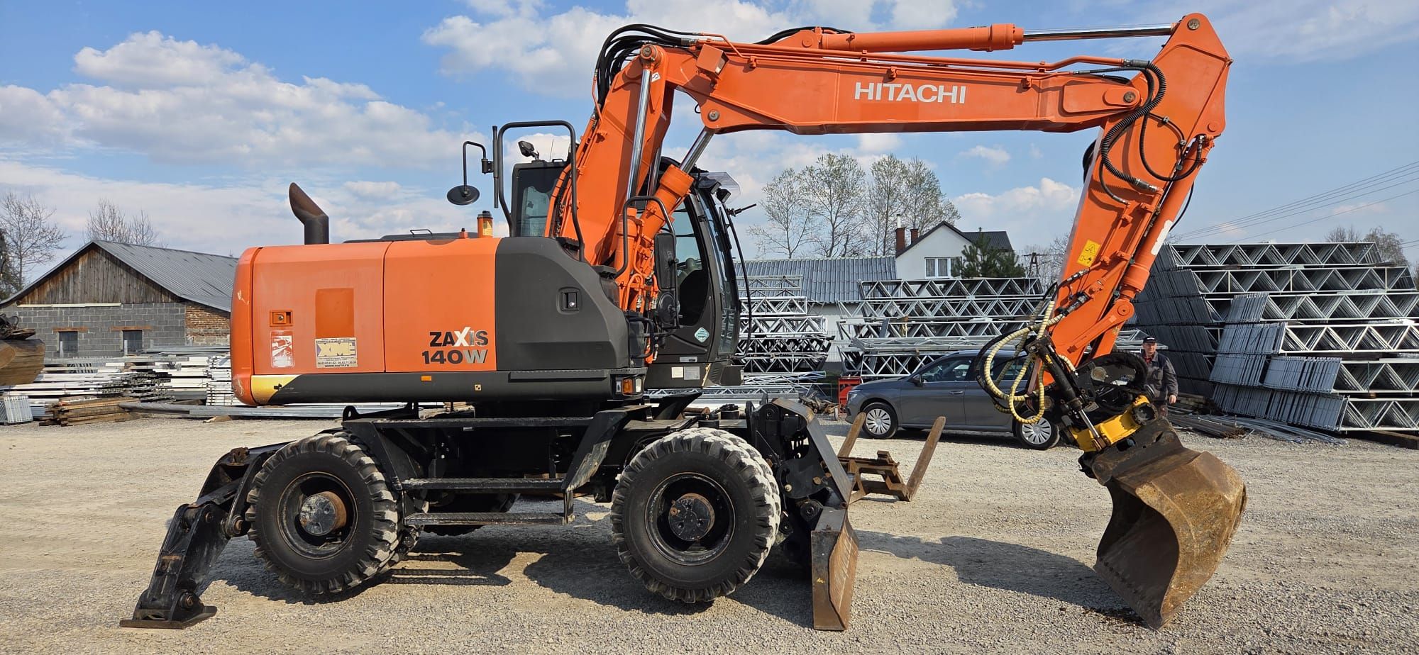 Hitachi ZAXIS 140w + Engcon