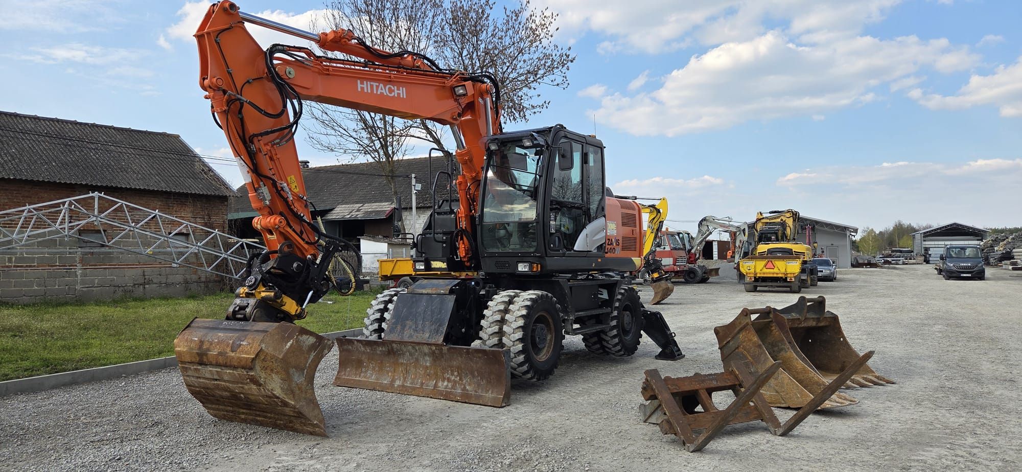 Hitachi ZAXIS 140w + Engcon